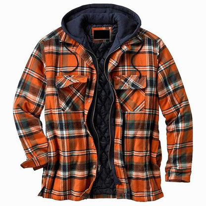 Veste pratique à carreaux style magasin de bricolage