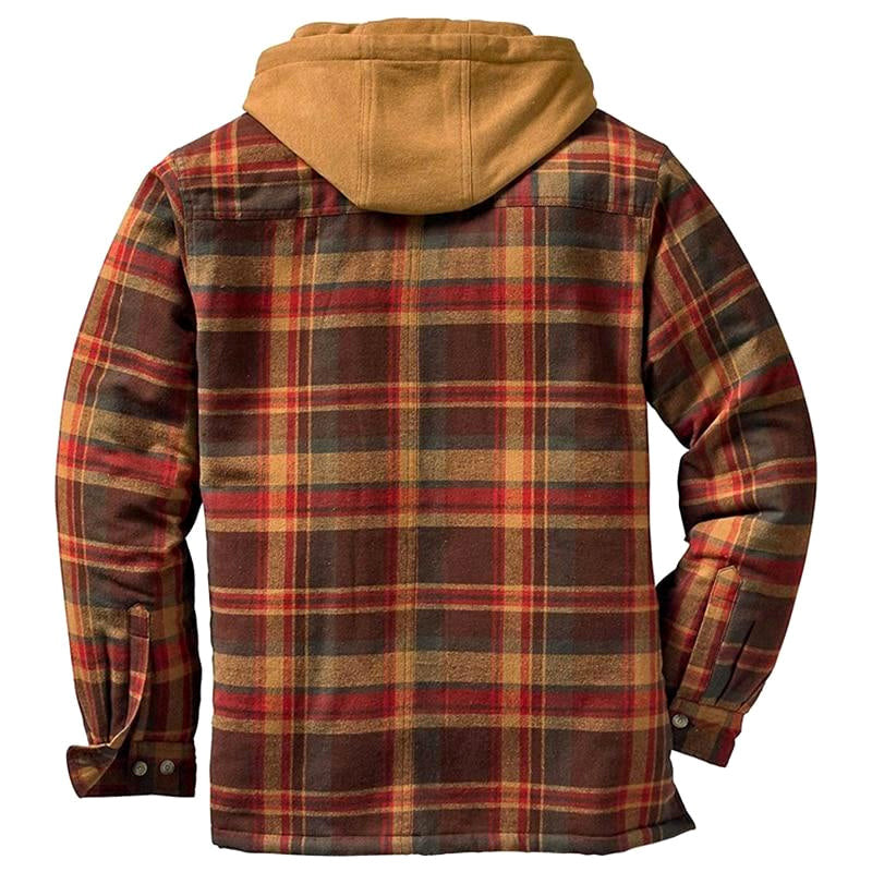 Praktische Karo-Jacke Baumarktstil - IdealeKleiden