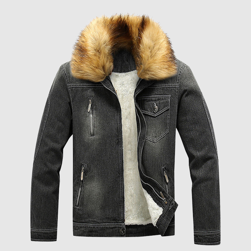 Veste en jean robuste pour homme style tendance