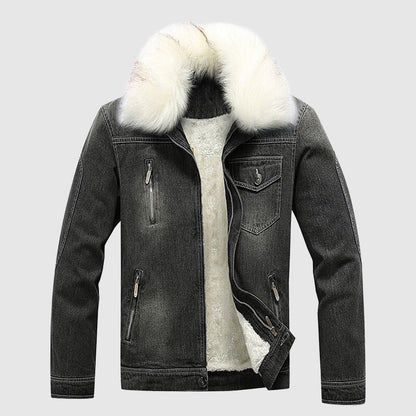 Veste en jean robuste pour homme style tendance