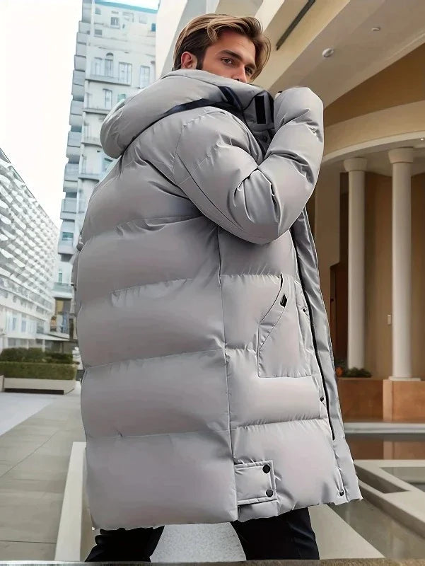 Wasserdichte Herrenparka Outdoor Stil - IdealeKleiden