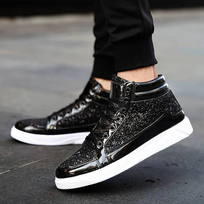 Chaussures à paillettes pour homme design élégant
