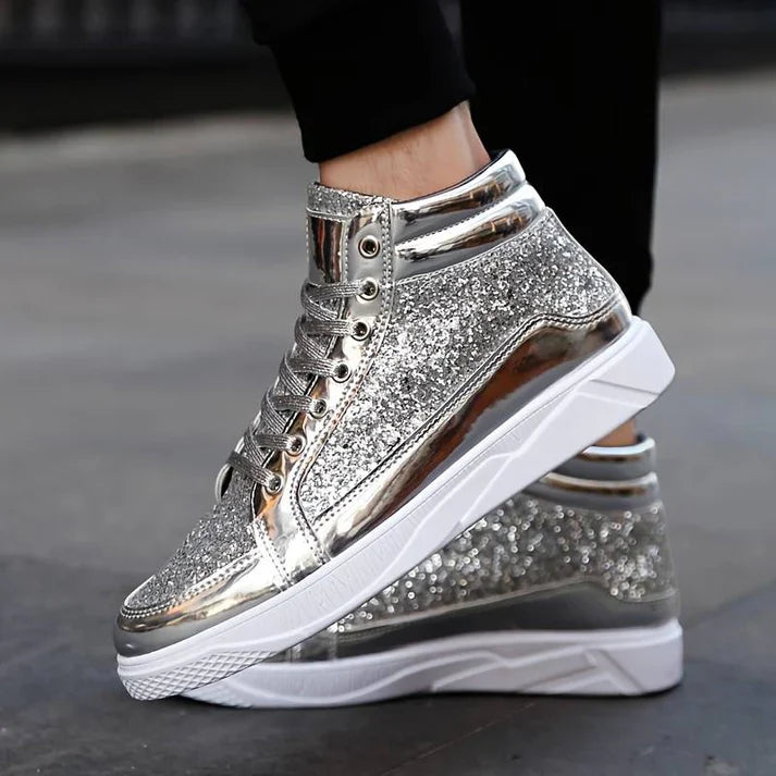 Chaussures à paillettes pour homme design élégant