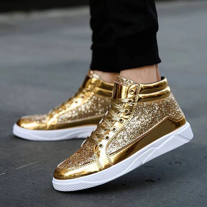 Chaussures à paillettes pour homme design élégant