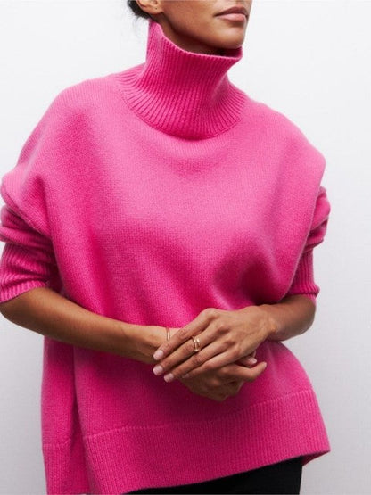 Pull femme Col roulé Doux Moderne