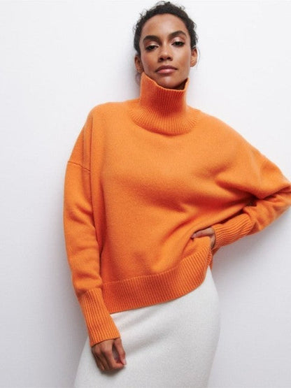 Pull femme Col roulé Doux Moderne