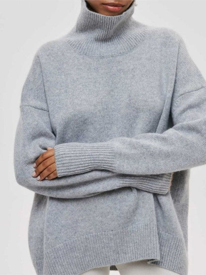 Pull femme Col roulé Doux Moderne