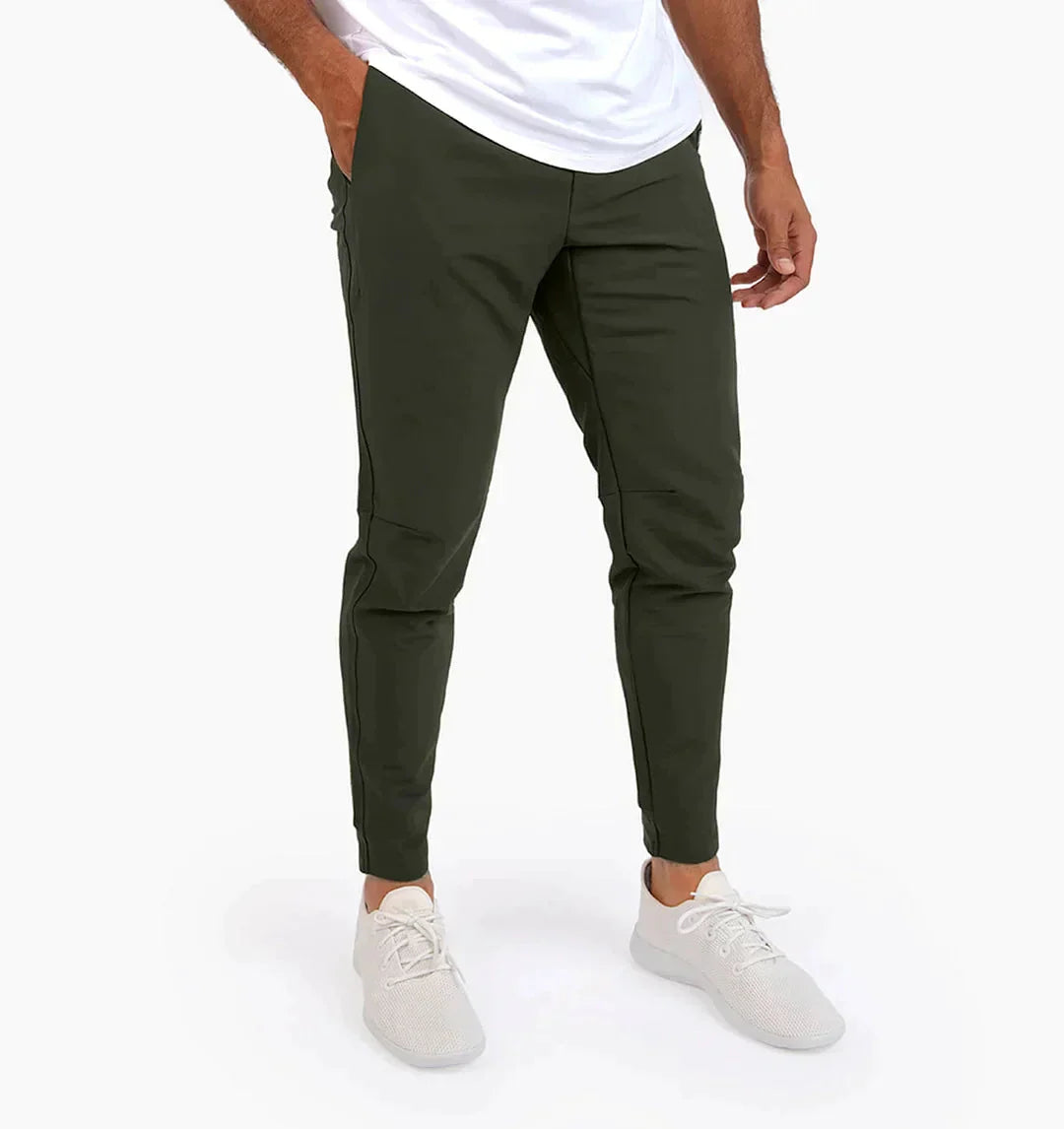 Pantalon de jogging pour homme extensible coupe slim élastique