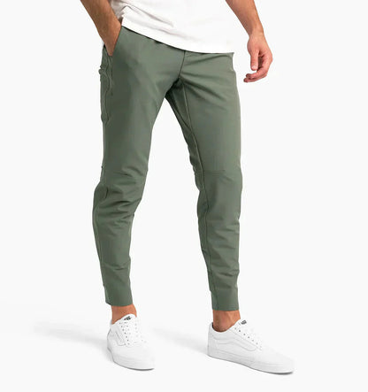 Pantalon de jogging pour homme extensible coupe slim élastique