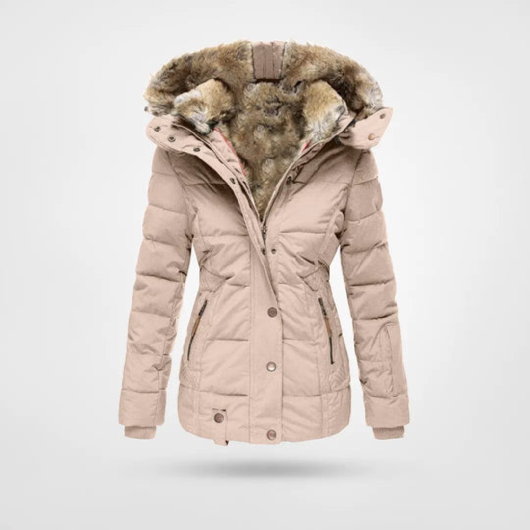 Parka d'hiver matelassé et isolant chaud pour femme