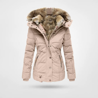 Parka d'hiver matelassé et isolant chaud pour femme