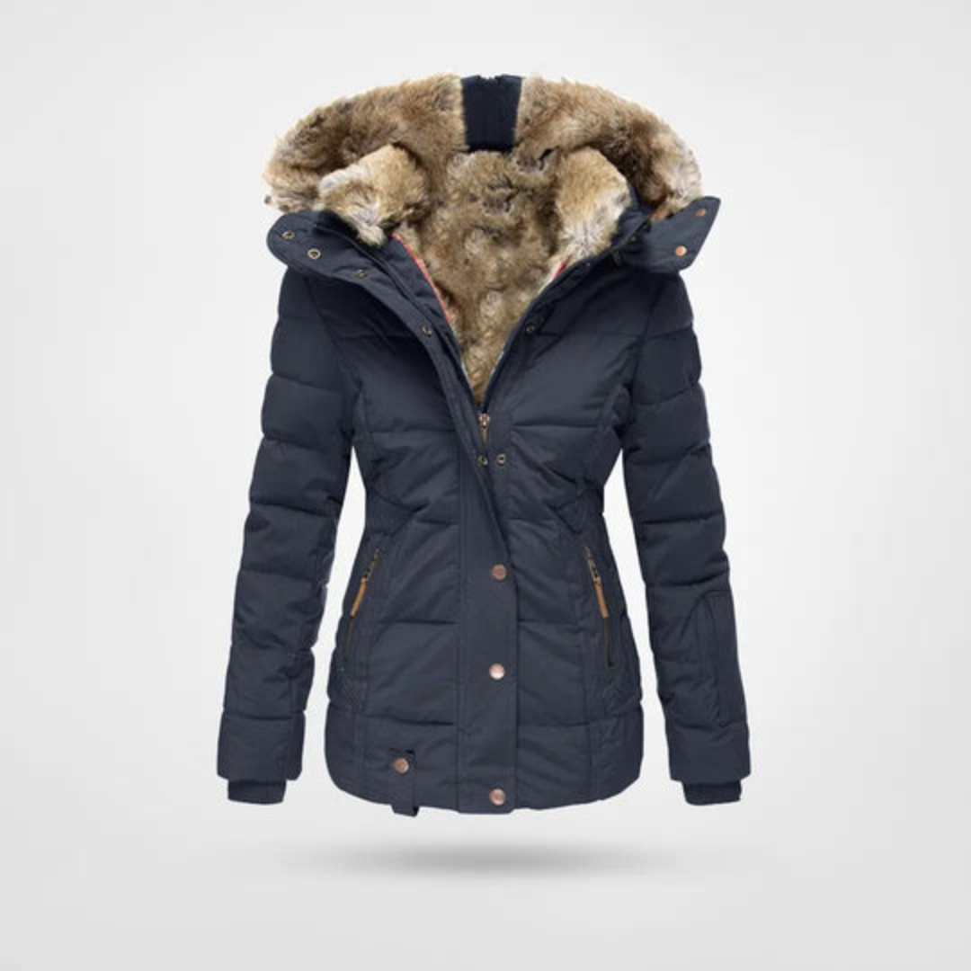 Parka d'hiver matelassé et isolant chaud pour femme
