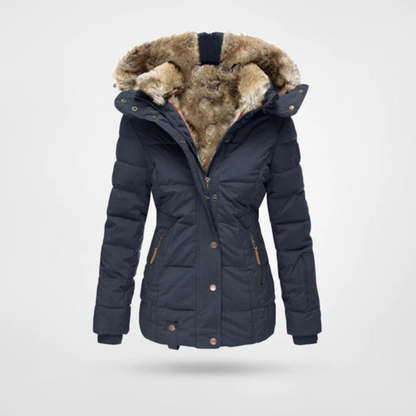Parka d'hiver matelassé et isolant chaud pour femme