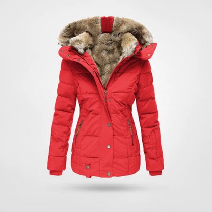Parka d'hiver matelassé et isolant chaud pour femme