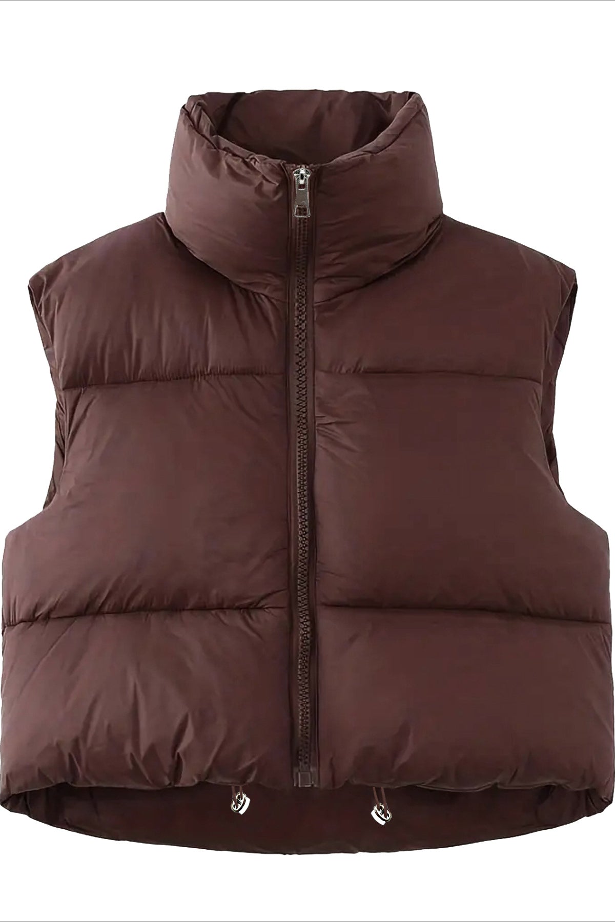 Gilet en polaire chaude pour femme avec fermeture éclair