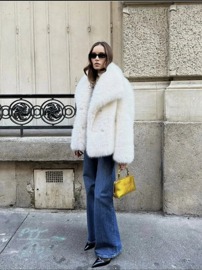 Veste exclusive en fausse fourrure Édition limitée