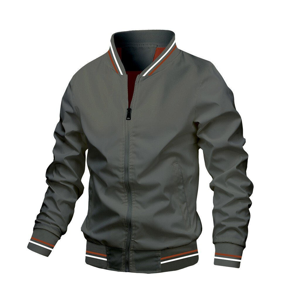 Veste de sport pour hommes, zippée et fonctionnelle