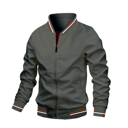 Veste de sport pour hommes, zippée et fonctionnelle