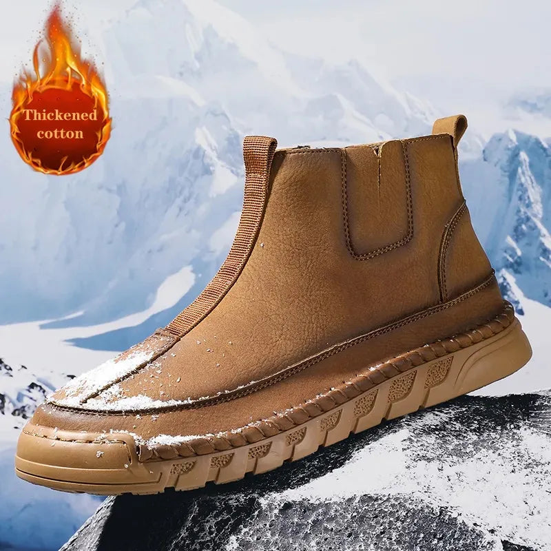 Bottes confortables pour femmes, chaudes et antidérapantes