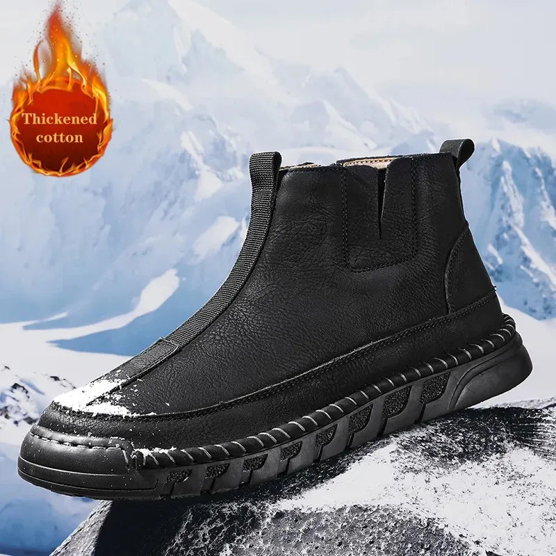 Bottes confortables pour femmes, chaudes et antidérapantes