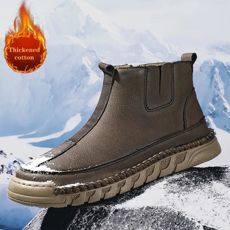 Bottes confortables pour femmes, chaudes et antidérapantes
