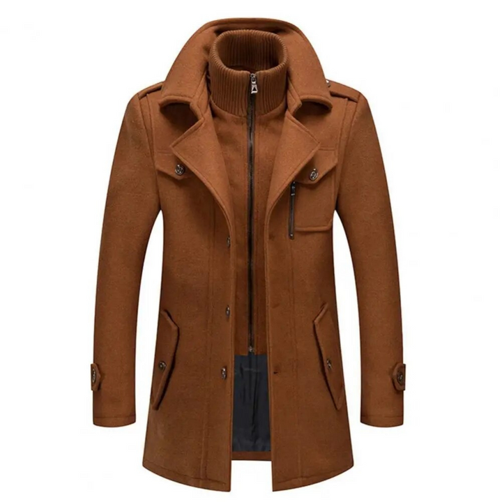 Veste homme stylée double col tendance moderne