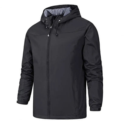 Wasserdichte Outdoor-Jacke Grau - IdealeKleiden