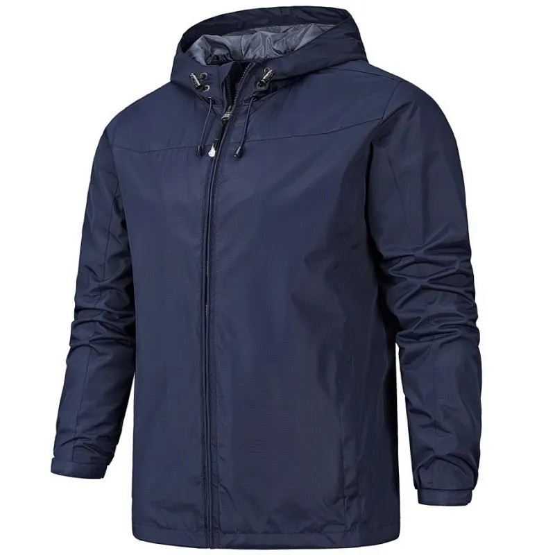 Veste d'extérieur imperméable grise