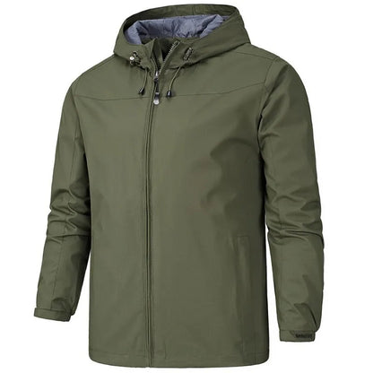 Veste d'extérieur imperméable grise
