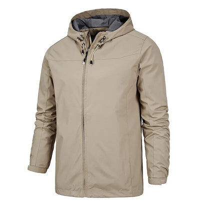 Veste d'extérieur imperméable grise
