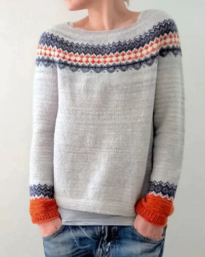 Pull pour femme coloré de style moderne