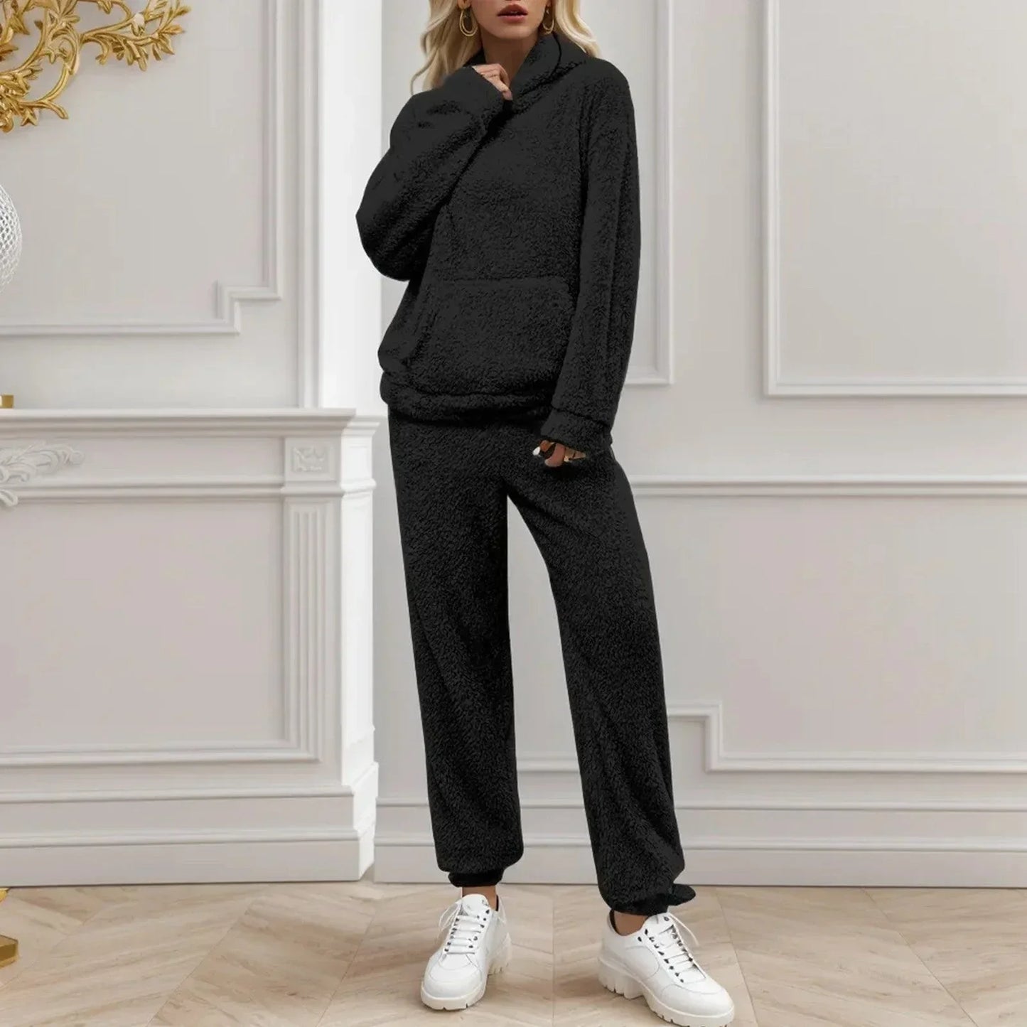 Manteau d'hiver femme, manches longues, élégant