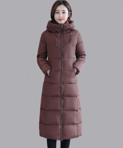 Doudoune femme mi-longue chaude