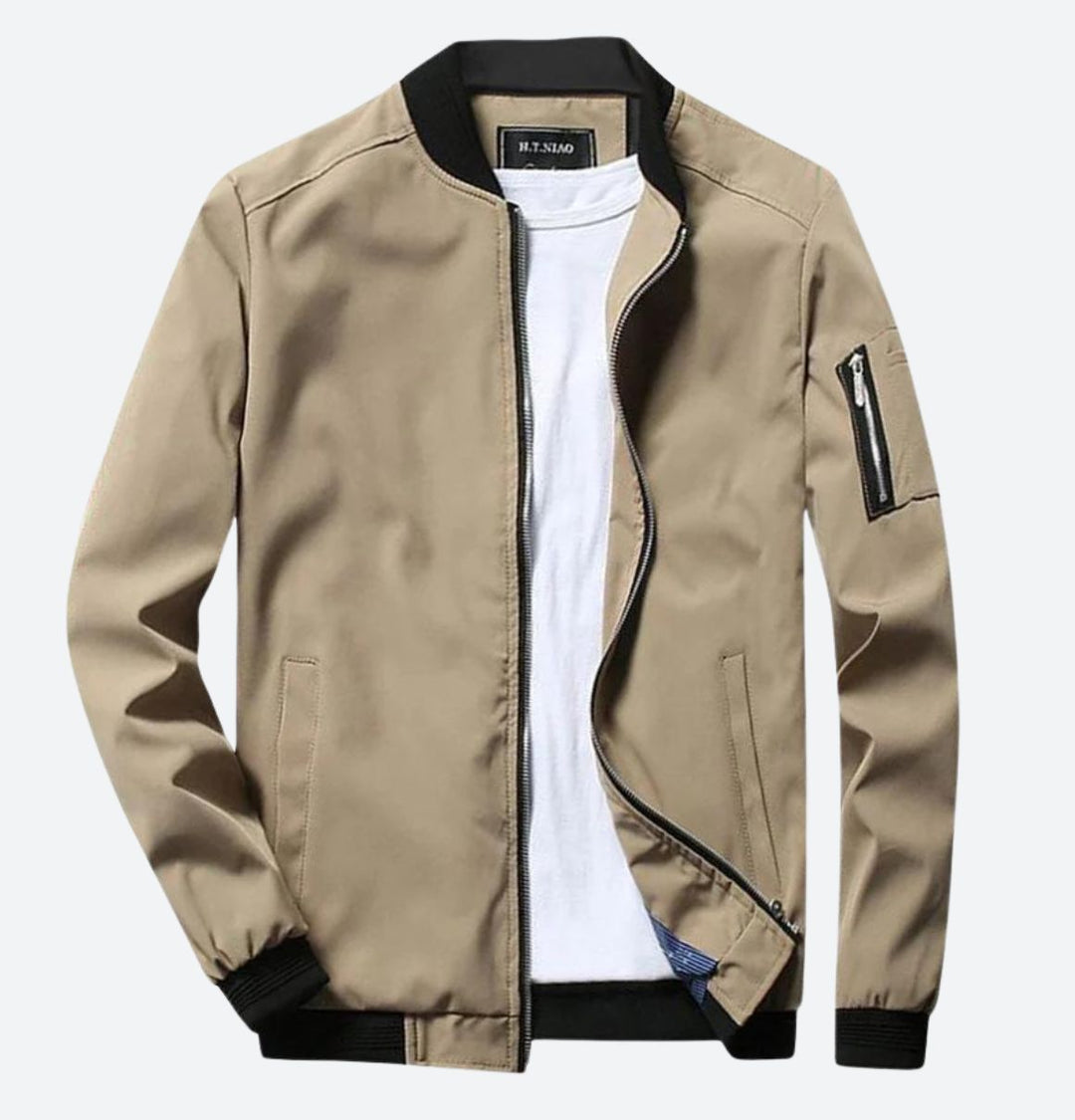 Blouson aviateur homme moderne sportif