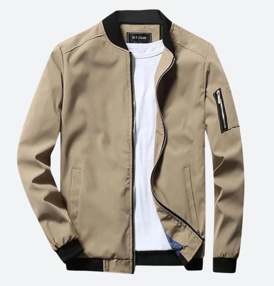 Blouson aviateur homme moderne sportif