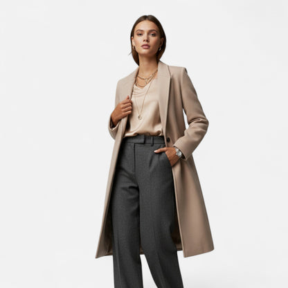 Manteau sur mesure pour femme Élégant Long
