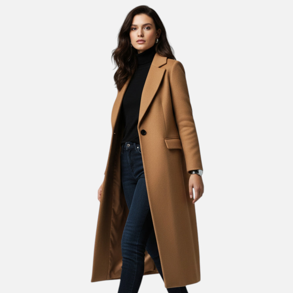 Manteau sur mesure pour femme Élégant Long