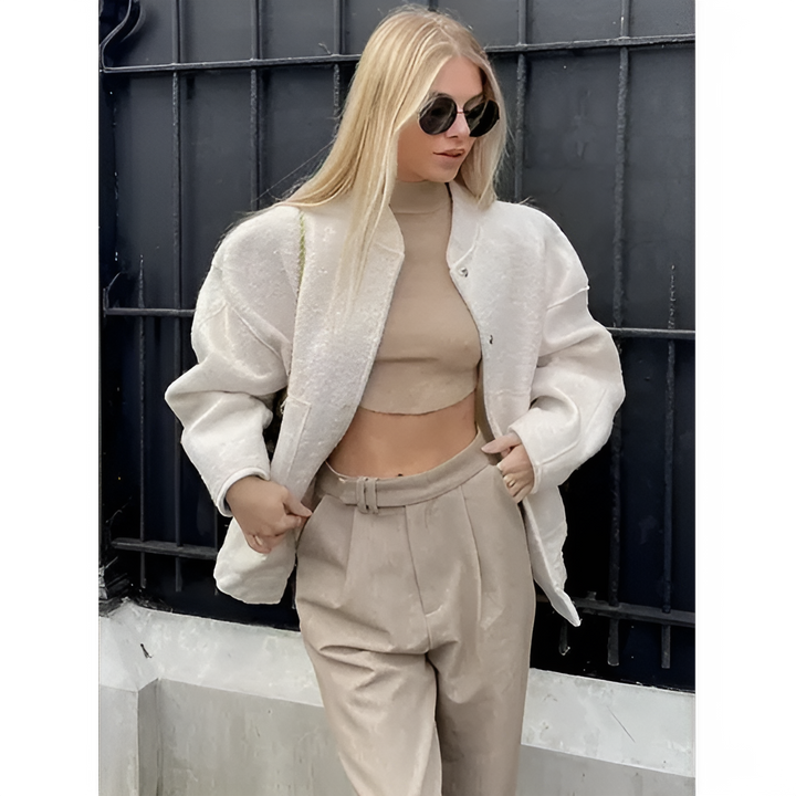 Übergroße Damen Winterparka Aviator Jacke - IdealeKleiden