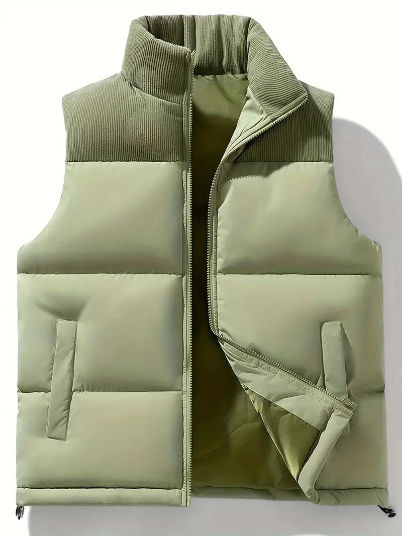 Gilet homme isolé avec fermeture éclair