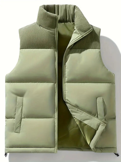 Gilet homme isolé avec fermeture éclair