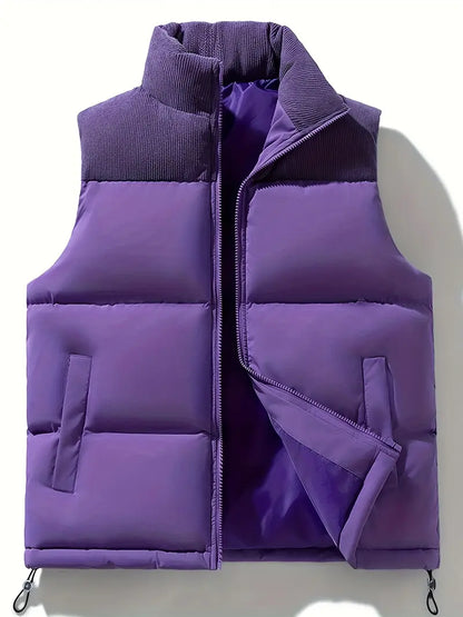 Gilet homme isolé avec fermeture éclair