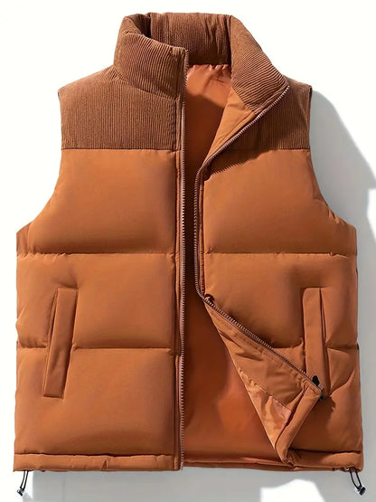 Gilet homme isolé avec fermeture éclair