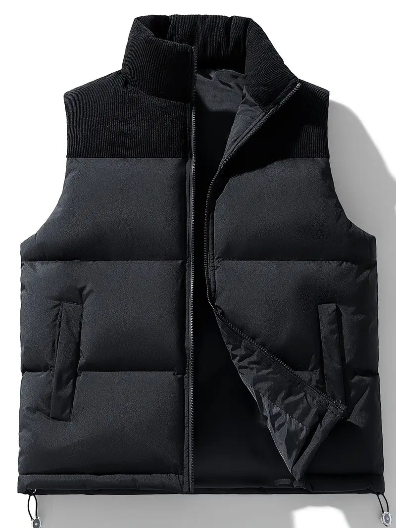Gilet homme isolé avec fermeture éclair