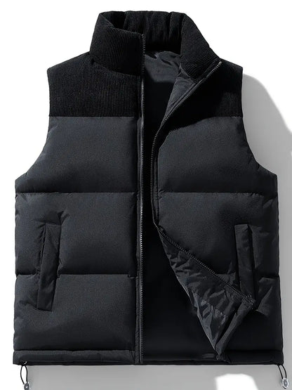 Gilet homme isolé avec fermeture éclair
