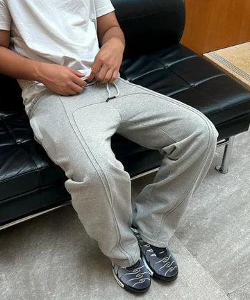 Bequeme Herren Jogger Hose Locker Style - IdealeKleiden
