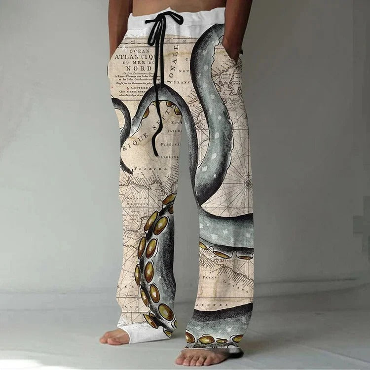 Pantalons confortables pour hommes avec cordon de serrage