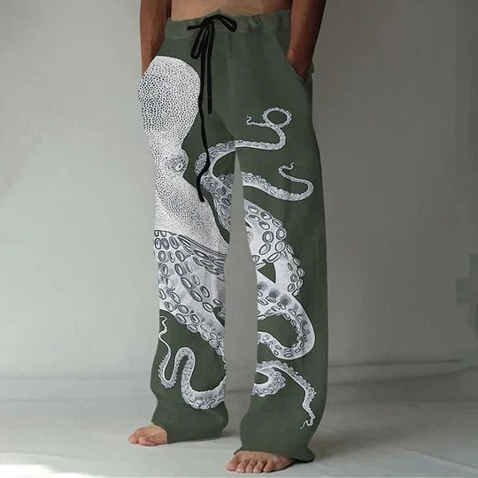 Pantalons confortables pour hommes avec cordon de serrage