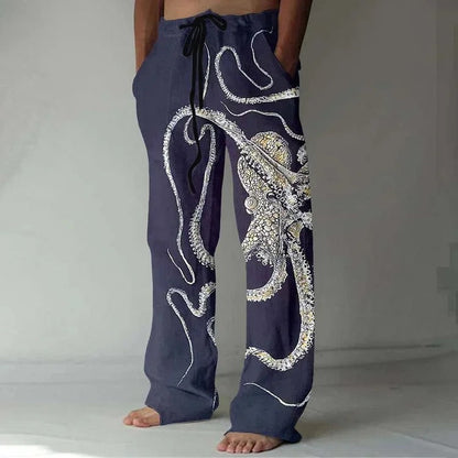 Pantalons confortables pour hommes avec cordon de serrage