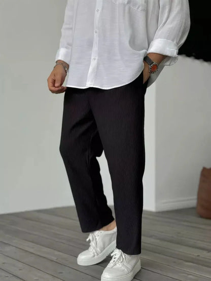 Pantalon homme côtelé décontracté confortable