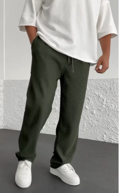 Pantalon homme confortable coupe décontractée élastique